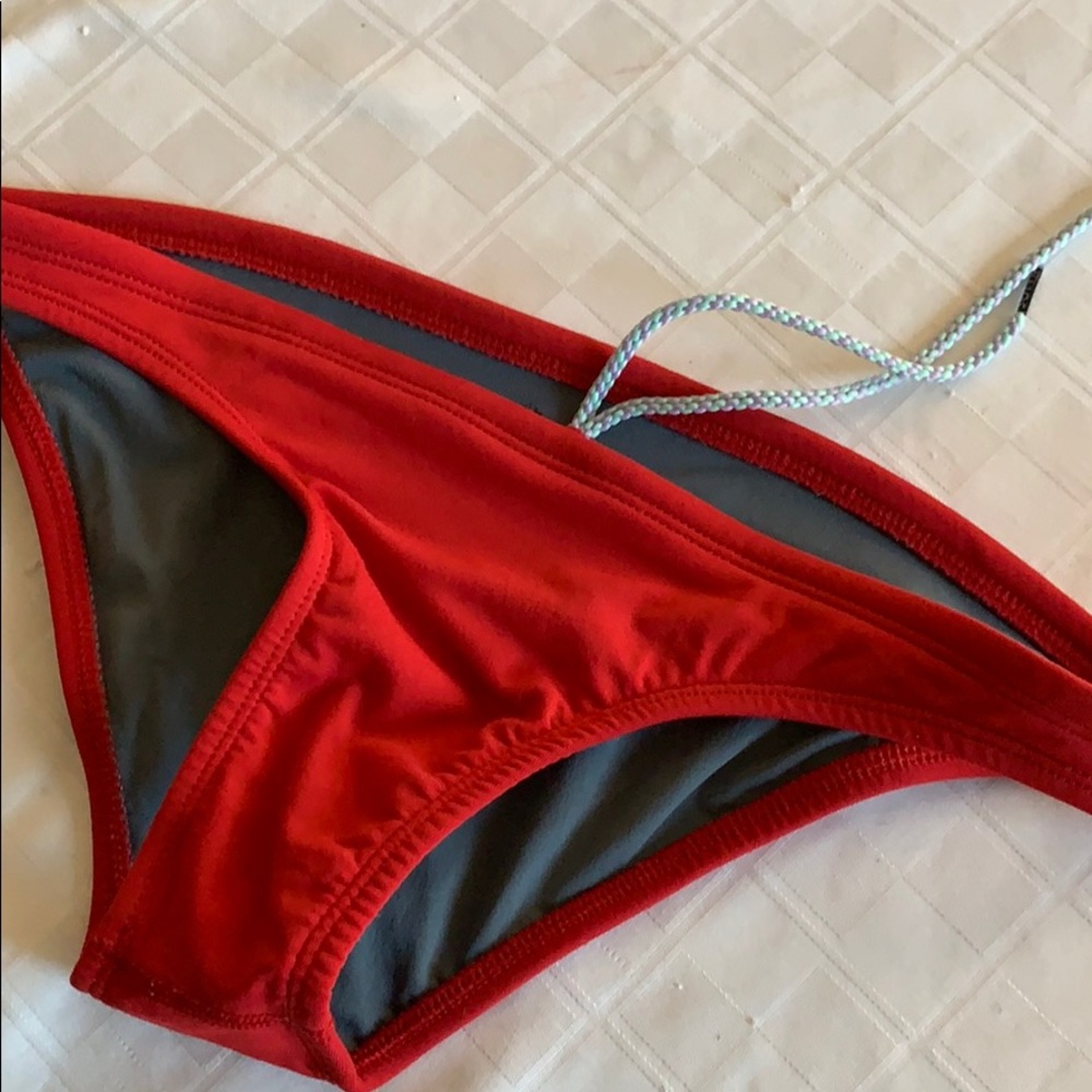 Red Jolyn Bali bottoms